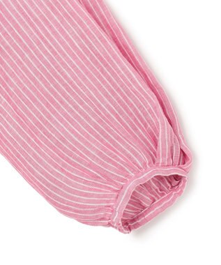 23区 【先行予約】LIBECOリネン ボリュームスリーブ ブラウス ピンク系