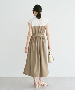 YECCA VECCA ドッキングワンピース Beige