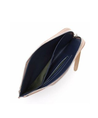 A.D.M.J. 【牛革】メタリックレザー/オーガナイザーパース ゴールド