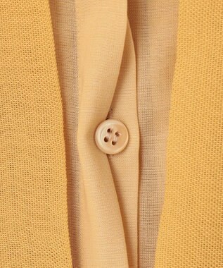 BEIGE， 【洗える】MOYE / シアーウールビックボウタイブラウス Mustard