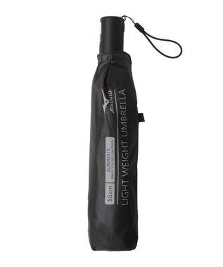 MOONBAT 【WEB限定】MIZUNO  (ミズノ) 無地 ロゴ 日傘 折りたたみ傘 自動開閉 1プッシュ パラソル 晴雨兼用  軽量 一級遮光 遮熱効果 遮光率100% UV遮蔽100%