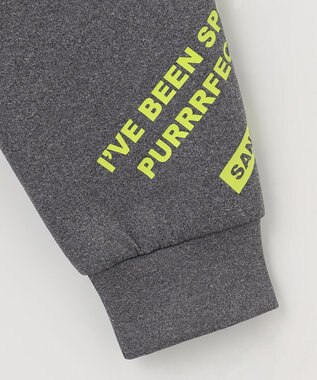 PW CIRCULUS 【MEN】【洗える/吸汗速乾/ストレッチ】ダンボール ロゴ ジップアップ パーカー ライトグレー系