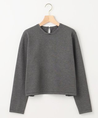 組曲 【WEB限定】ELENA襟付き セットアップワンピ チャコールグレー系