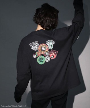 Green Parks ■ＦＥＬＩＸ　グラフィックバックｐｔ　ロンＴＥＥ Black