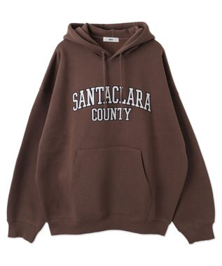 WEGO ワッペンロゴパーカー ブラウン