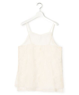 23区 【先行予約】刺繍レース キャミソール アイボリー系