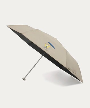 MOONBAT 【 遮光率100％/遮熱/UV/軽量】POLO RALPH LAUREN（ポロ ラルフローレン）晴雨兼用日傘  レインベア  折りたたみ傘 ベージュ