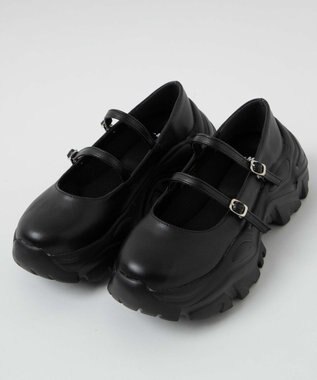 WEGO 2WAYベルトシューズ ブラック