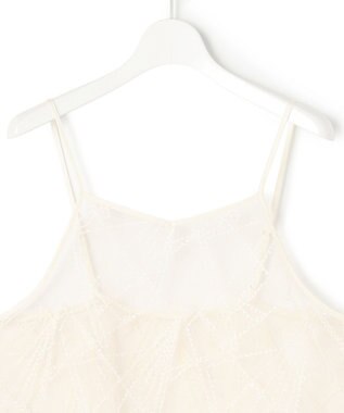 23区 【先行予約】刺繍レース キャミソール アイボリー系