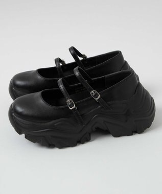 WEGO 2WAYベルトシューズ ブラック