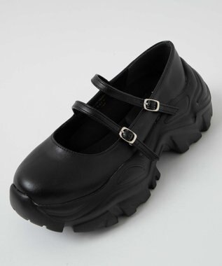 WEGO 2WAYベルトシューズ ブラック