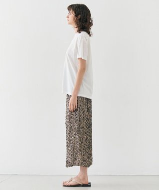 BEIGE， 【洗える】CASSIA / オリジナルロゴTシャツ White