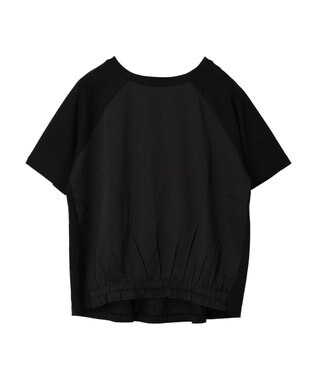 Green Parks 前ゴムドッキングカットプルオーバー Black