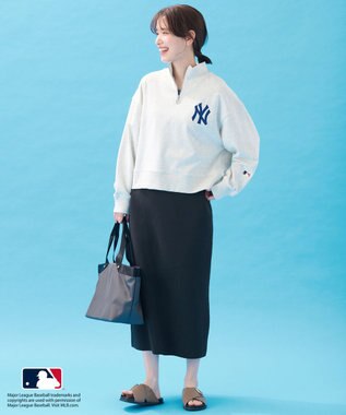 ANY L 【洗濯機可/UVケア】MLB/メジャーリーグベースボール ジップスウェット オフ