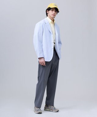 J.PRESS MEN 【J.PRESS ORIGINASLS】【UNISEX】Toropical Spidle New Piped Stem Slacks グレー系