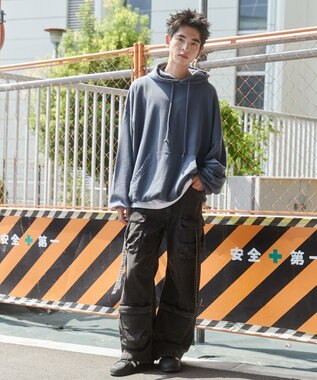 WEGO マルチポケットデニムパンツ デニムブラック