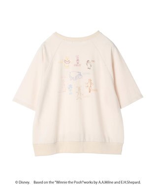 Green Parks Ｗｉｎｎｉｅ　ｔｈｅ　Ｐｏｏｈ／７分袖プルオーバー Ivory