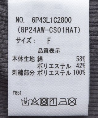 Green Parks ・ＤＯＵＢＬＥ　ＦＬＡＧＳ　ハート刺繍リブロンＴＥＥ Charcoal Gray