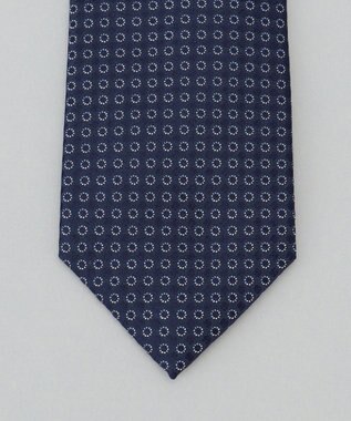 GOTAIRIKU 日本縫製/オリジナル柄【Fermo Fossati】ネクタイ_小紋柄 ネイビー系8
