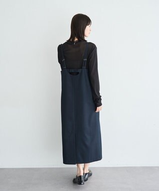 YECCA VECCA 【2点SET】ショートジャケットセットキャミワンピース Light Beige