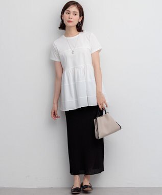 組曲 ノットデザインMINI バッグ ライトグレー系