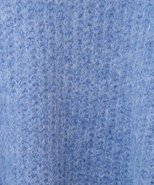 earth music&ecology ふわふわＭＩＸヤーンチュニック Blue