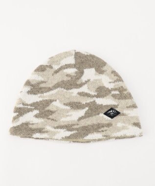 JOSEPH ABBOUD MOUNTAIN 【UNISEX】ラムウール×モールカモフラージュ ニットキャップ