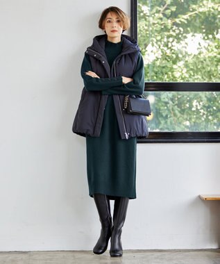 ICB ストレッチロングブーツ ブラック系