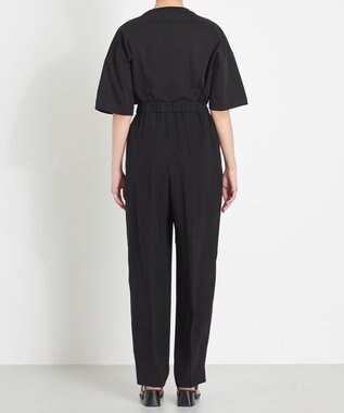 NAVE 【ReNAVE　洗える】バックサテンジョーゼット ブラック