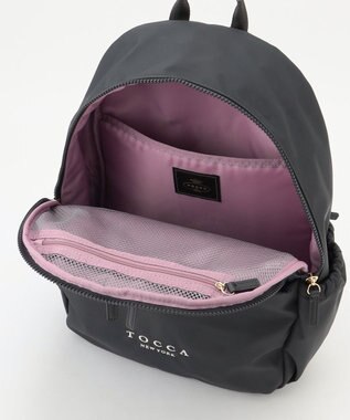 TOCCA 【WEB＆一部店舗限定】【A4サイズ対応・環境に優しい素材】COLLINA BACKPACK 13ポケット バックパック グレー系