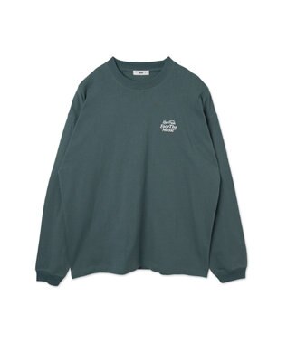 WEGO 【ユニセックス着用ITEM】フロッキーロゴBIGロンT（LS） グリーン
