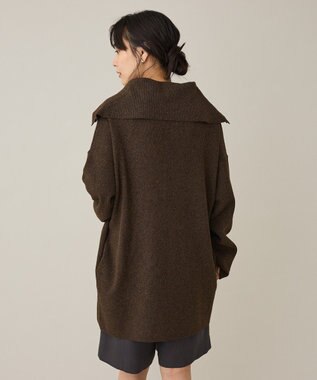 CRAFT STANDARD BOUTIQUE ビックカラーコーディガン Brown