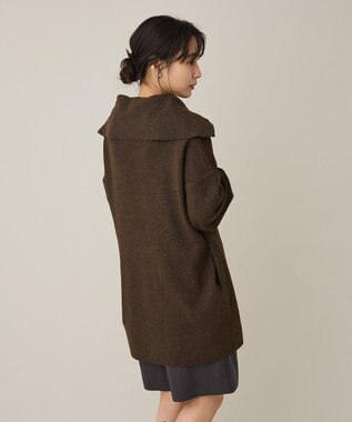 CRAFT STANDARD BOUTIQUE ビックカラーコーディガン Brown