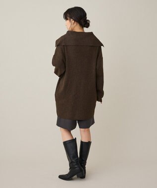 CRAFT STANDARD BOUTIQUE ビックカラーコーディガン Brown