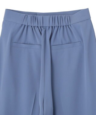 YECCA VECCA 【接触冷感】COOLスリットワイドパンツ Blue