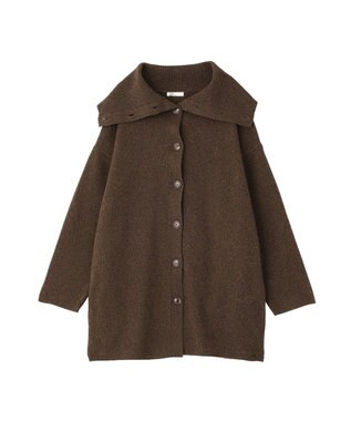 CRAFT STANDARD BOUTIQUE ビックカラーコーディガン Brown