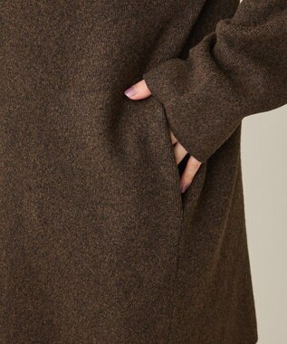 CRAFT STANDARD BOUTIQUE ビックカラーコーディガン Brown