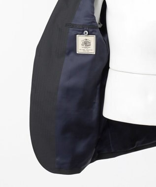 J.PRESS MEN 【JAPAN CRAFT CLOTH】シャドーヘリンボーン スーツ/総裏 ネイビー系1