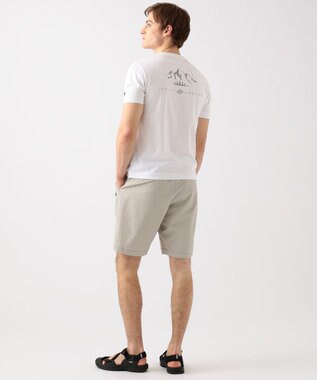 JOSEPH ABBOUD MOUNTAIN スラブシャンブレーストレッチ ショートパンツ アイボリー系