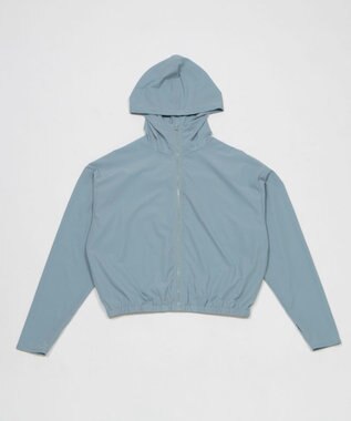 WEGO 【日焼け対策/セットアップ対応】ラッシュガードZIPパーカー ブルー