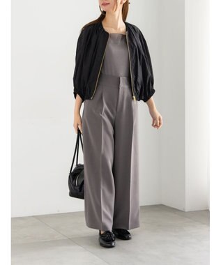 Te chichi バックレースアップロングパンツ《2025Autumn catalog vol.2 item》 チャコールグレー