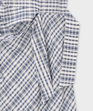 Paul Smith 【洗える】サッカーチェック サマードレス ネイビー