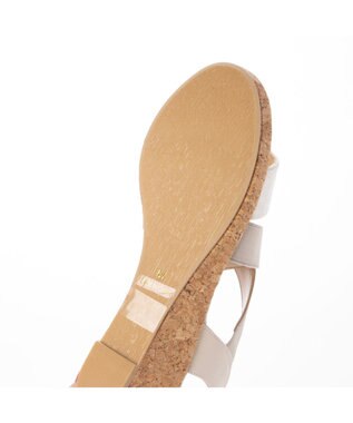 ing <Pitti>【WEB限定】コルクウエッジサンダル シルバー