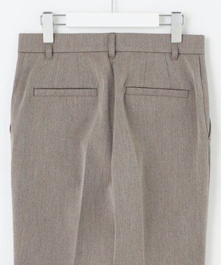 自由区 S 【WEB限定カラーあり・撥水加工・洗える】TRギャバテーパード パンツ モカ