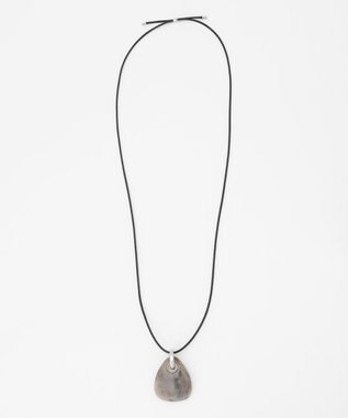自由区 【カタログ掲載】ソフトトライアングル ネックレス グレー