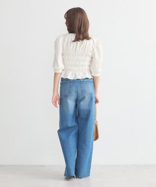 earth music&ecology ポコポコシャーリングトップス White