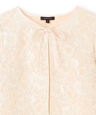 TOCCA TRANSPARENT LACE BOLERO ボレロ ベージュ系