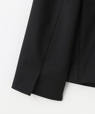 J.PRESS LADIES S BAHARIYE SOLID ノーカラー ジャケット ブラック系