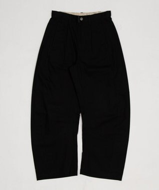 WEGO 【ユニセックス着用ITEM】ステッチカラーチノパンツ ブラック