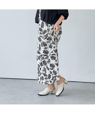 MODE ET JACOMO <D'ICI>クラシカルチャンキーヒールミュール アイボリー